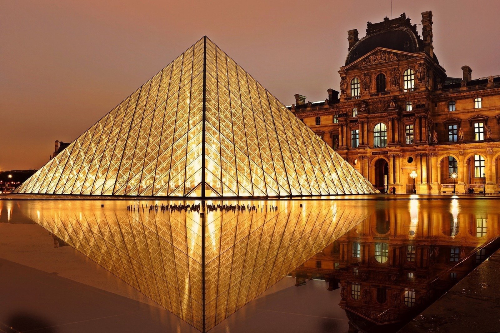 The Louvre pyramid